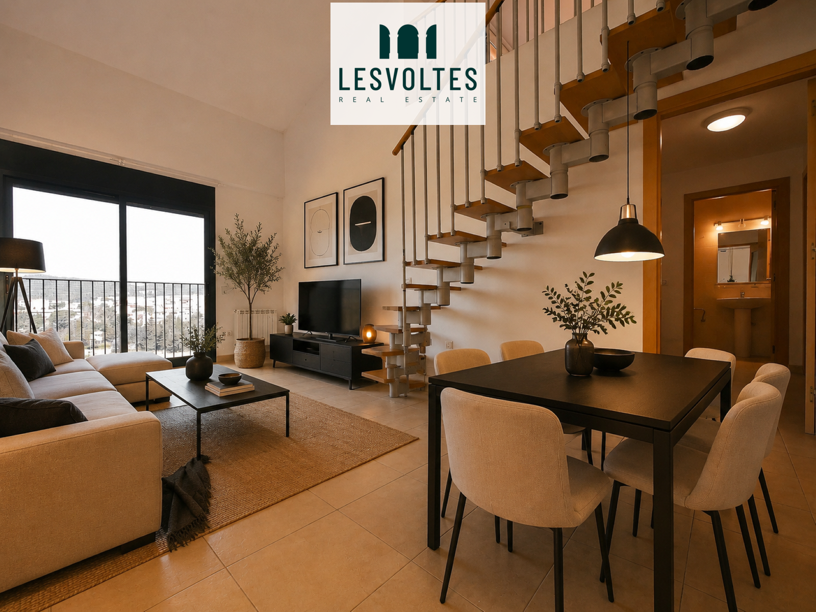 FANTASTIC DUPLEX WITH VIEWS, THREE BEDROOMS AND GARAGE IN PALAFRUGELL.